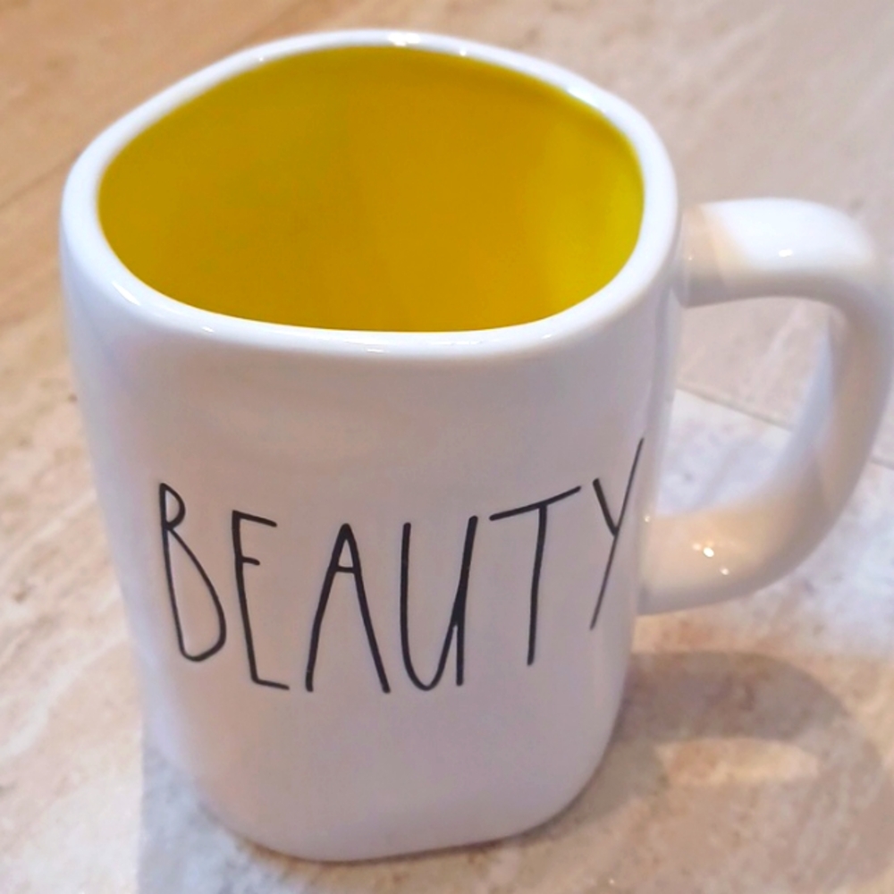 Rae Dunn Artisan Collection "Beauty" Disney Princess Mug